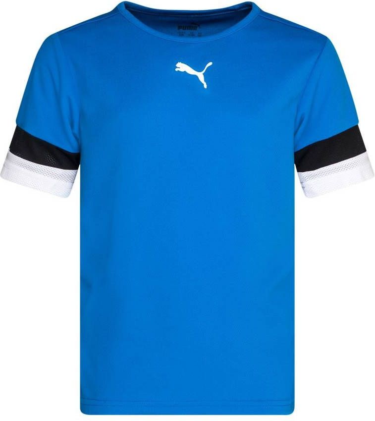 PUMA Voetbalshirt teamRISE Blauw/Zwart/Wit Kinderen