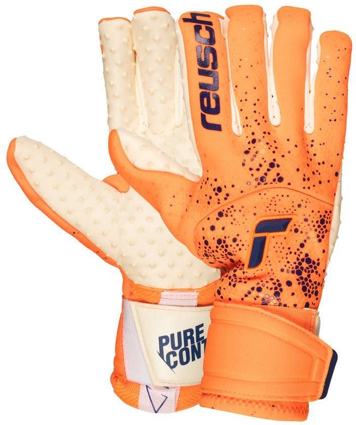 Reusch Keepershandschoenen Pure Contact SpeedBump Oranje/Wit