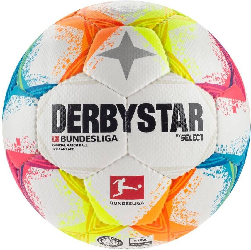 Select Derbystar Voetbal Brillant APS Bundesliga 2022/23 Wit/Multicolor