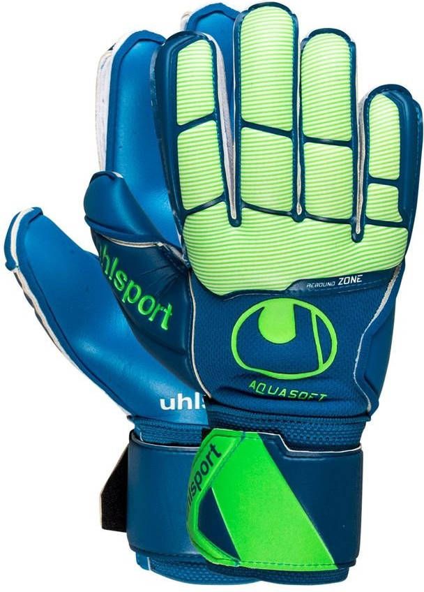 Uhlsport Keepershandschoenen Aquasoft Blauw/Groen
