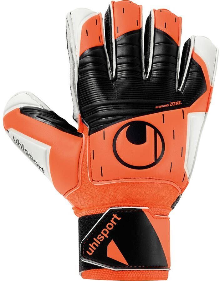 Uhlsport Soft Resist+ Kunstgras Flex Frame Keepershandschoenen Oranje Zwart