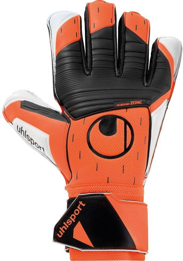 Uhlsport Soft Resist+ Kunstgras Keepershandschoenen Oranje Zwart