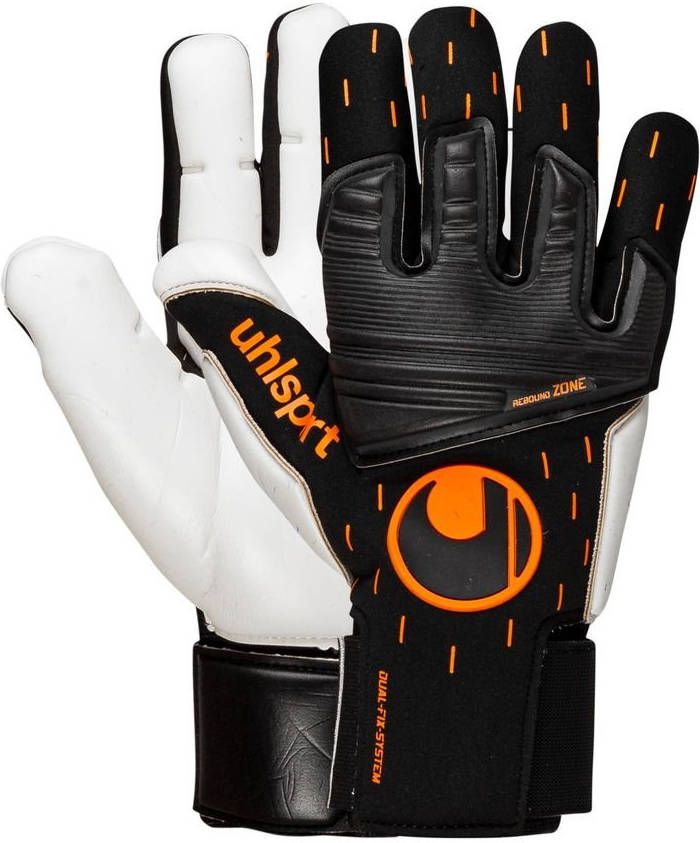 Uhlsport Keepershandschoenen Speed Contact Absolutgrip Reflex Zwart/Wit/Oranje