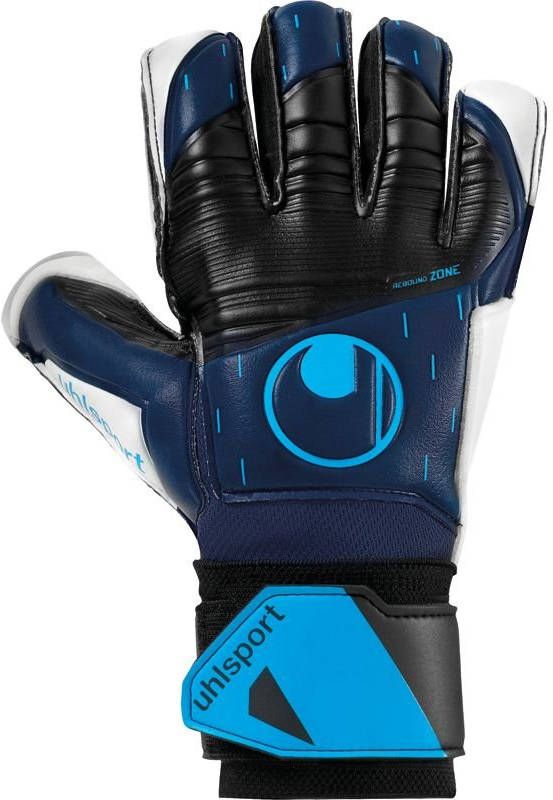 Uhlsport Keepershandschoenen Speed Contact Soft Flex Frame Blue Edition Navy/Zwart
