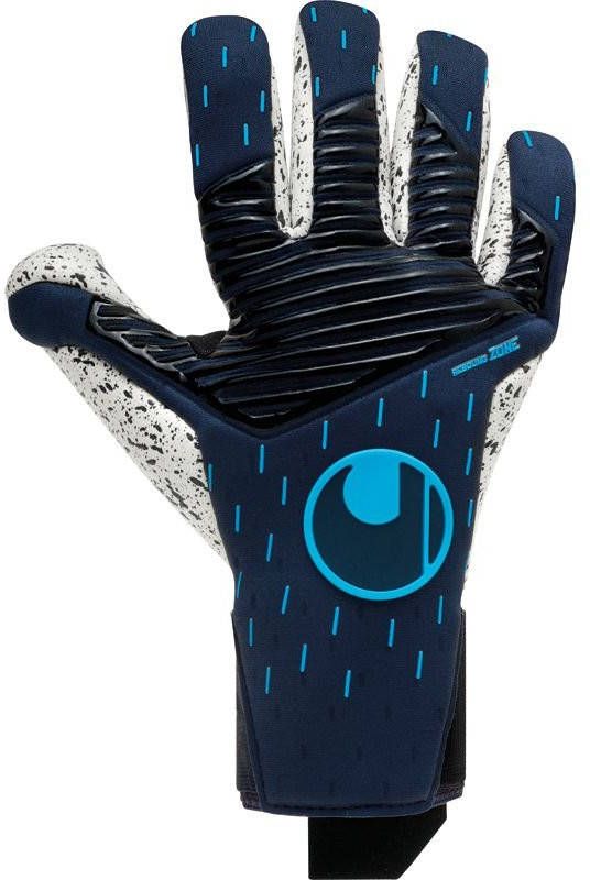 Uhlsport Keepershandschoenen Speed Contact Supergrip+ Finger Surround Blue Edition Navy/Zwart