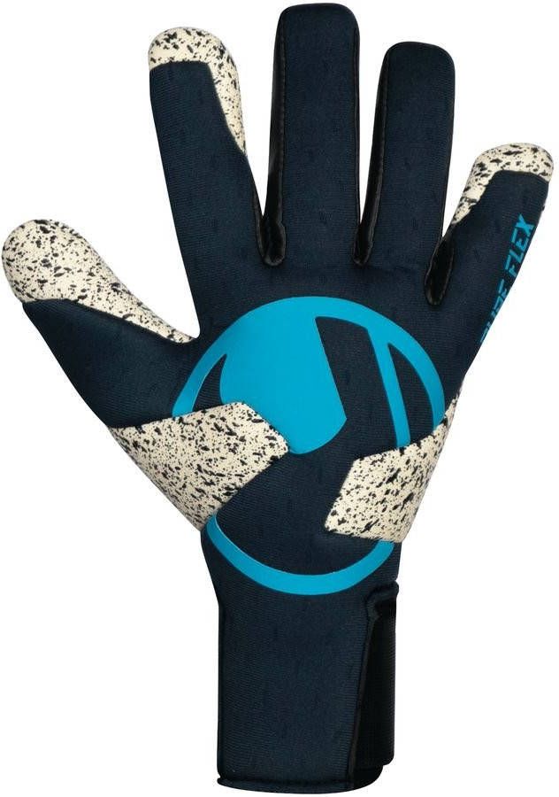 Uhlsport Keepershandschoenen Speed Contact Supergrip+ Pure Flex Blue Edition Navy/Turquoise