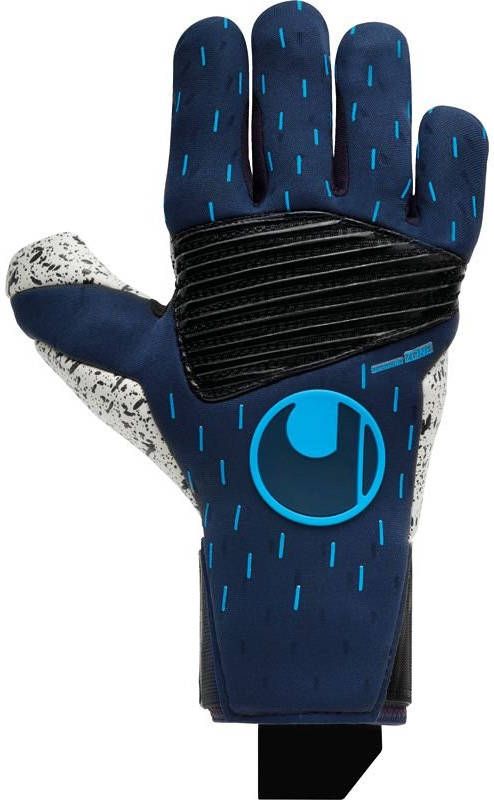 Uhlsport Keepershandschoenen Speed Contact Supergrip+ Reflex Blue Edition Navy/Zwart