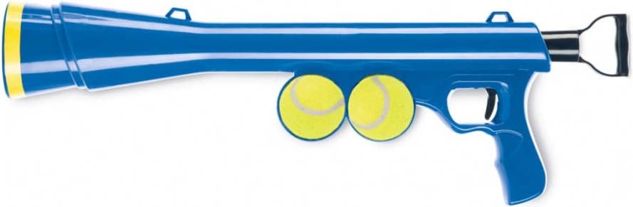 Beeztees Ballenschieter met 2 tennisballen blauw 625070