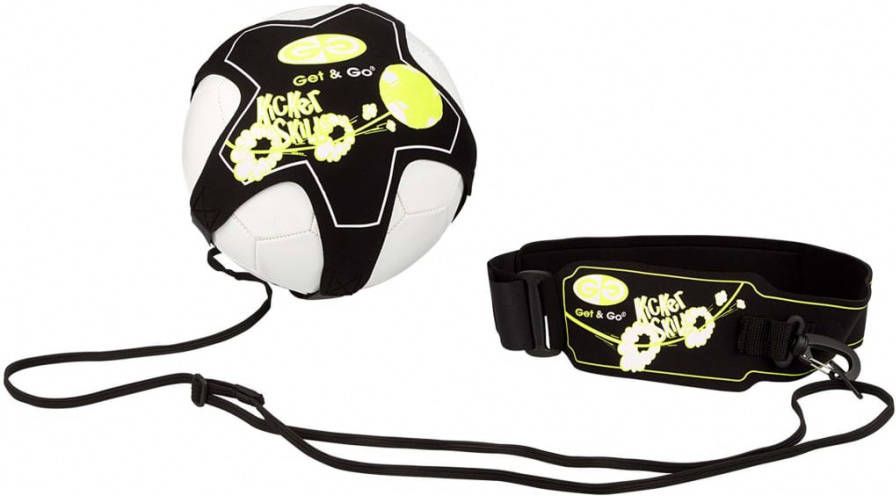 Get & Go Voetbalvaardigheidstrainer Zwart/geel/wit