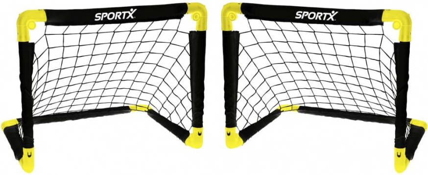 SportX Voetbaldoelen inklapbaar 2 st 55x44x44 cm