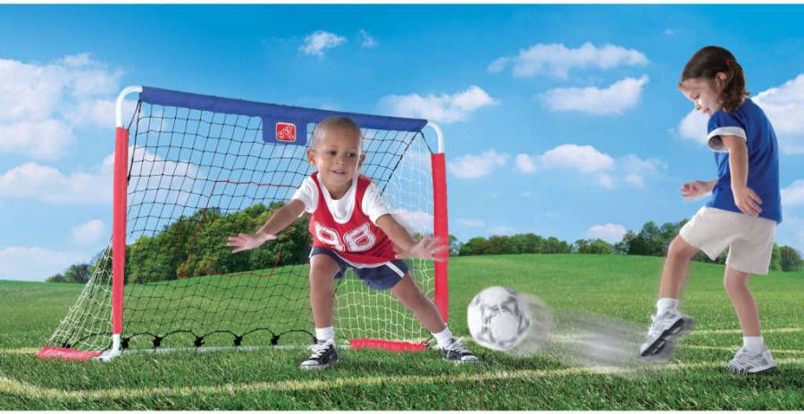 Step2 Kickback Sportnet/Voetbaldoel/Hockeydoel Voor Kinderen Voetbaldoeltje 76, 2 X 45, 7 X 123 Cm