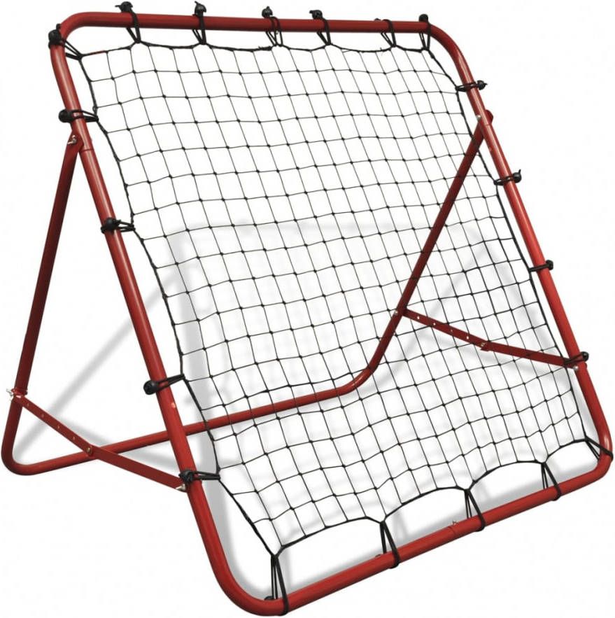 vidaXL Verstelbare voetbal kickback rebounder 100 x 100 cm