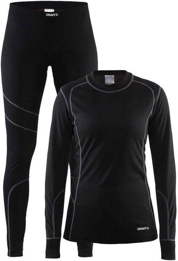 Craft baselayer thermoset zwart dames