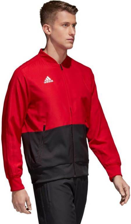 adidas Condivo 18 Presentatie Trainingsjack Power Red Black White