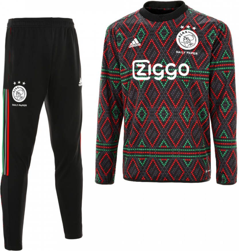 adidas Ajax Daily Paper Pre Match Trainingspak 2022 2023 Multicolor