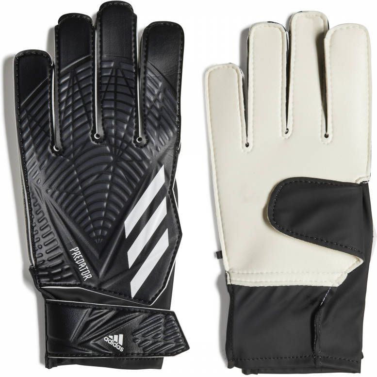 adidas Keepershandschoenen Predator Training Edge of Darkness Zwart/Wit/Grijs Kinderen