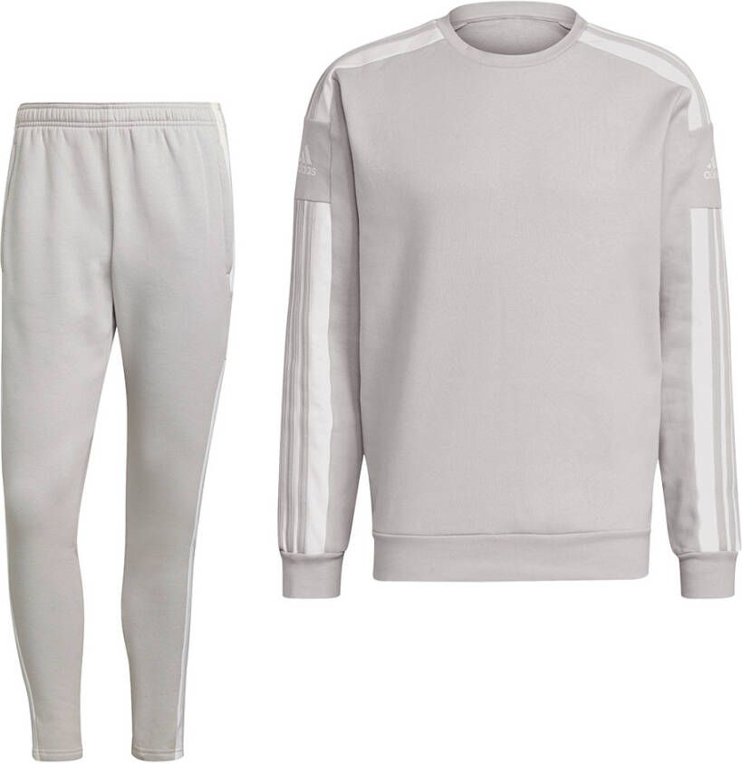adidas Squadra 21 Sweat Trainingspak Grijs Wit