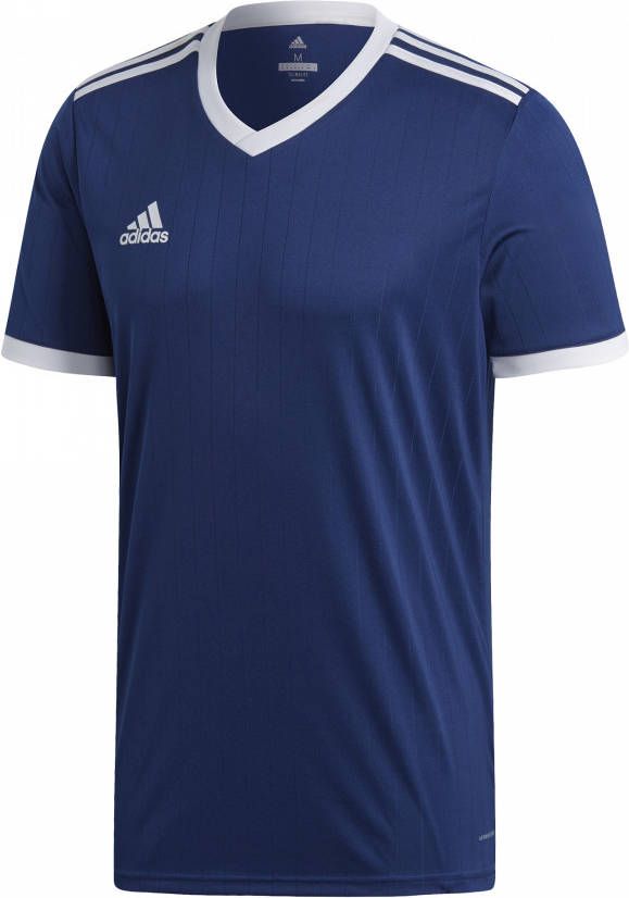 Adidas Performance Senior sport T shirt Tabela donkerblauw/wit online kopen