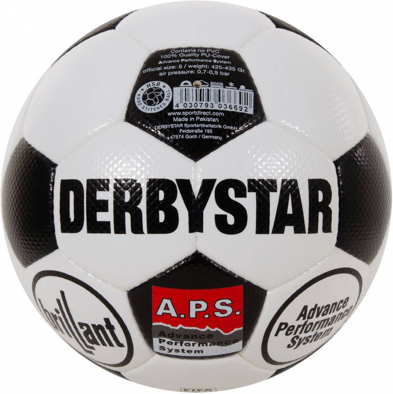 Derbystar Brillant Retro II Voetbal Zwart Wit online kopen
