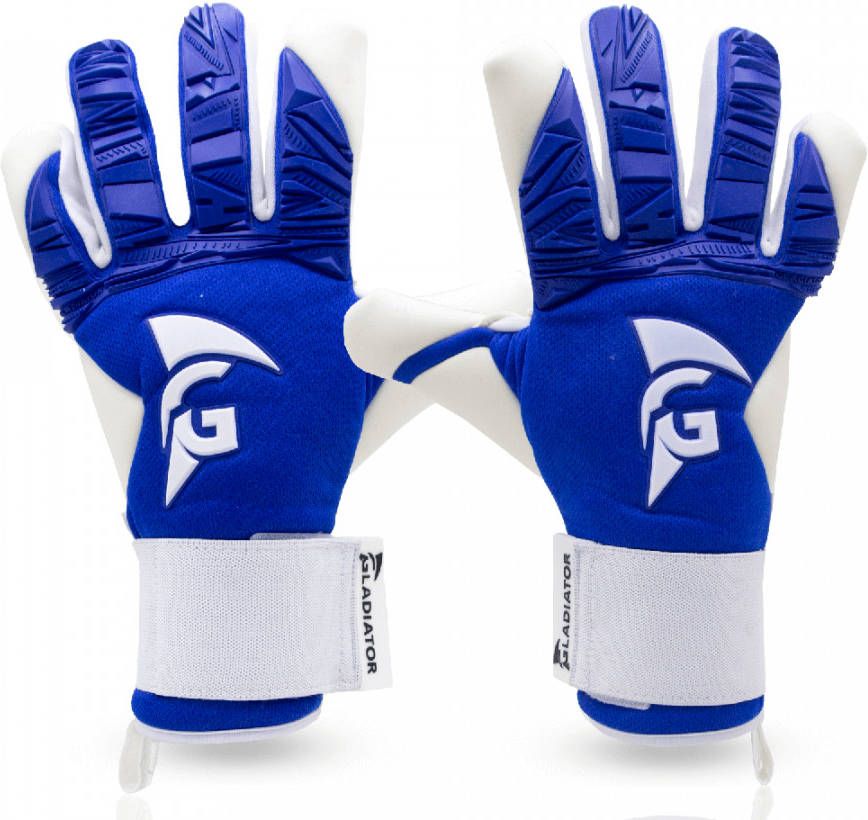 Gladiator Sports Keepershandschoenen Stewi Blauw Wit