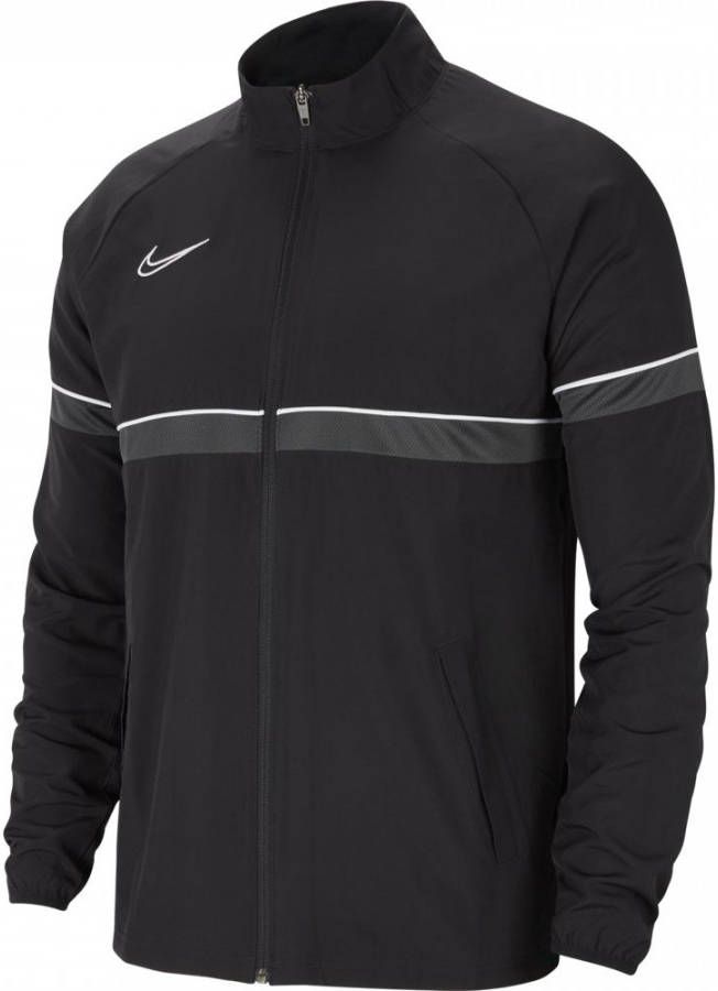 Nike Dri Fit Academy 21 Trainingsjack Woven Zwart Antraciet