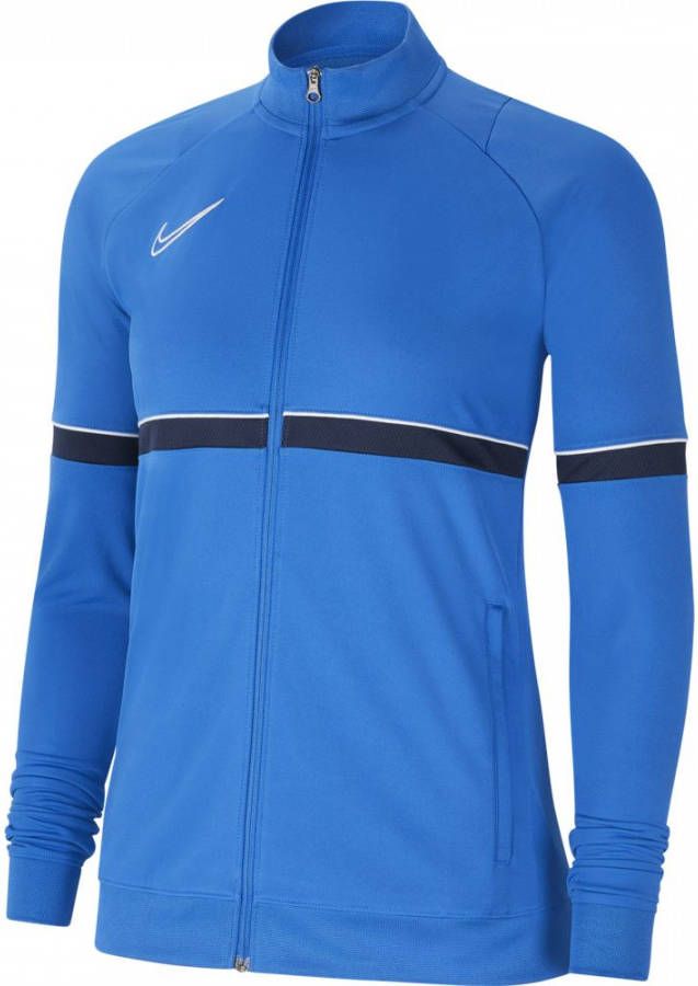 Nike Dri Fit Academy 21 Trainingsjack Dames Royal Blauw