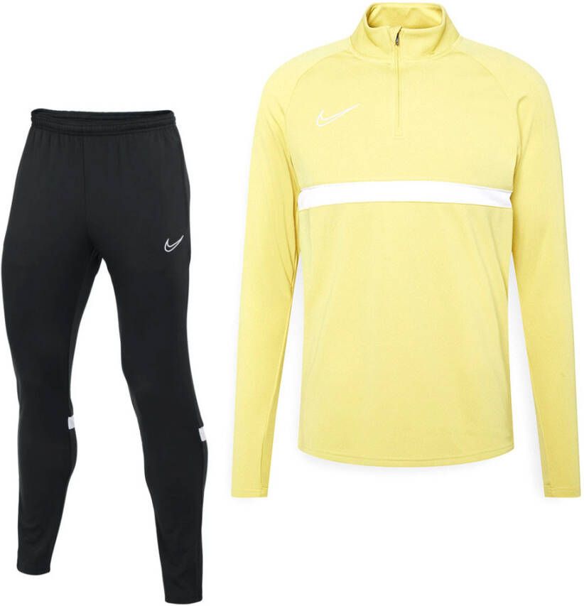 Nike Academy 21 Trainingspak Goud Zwart