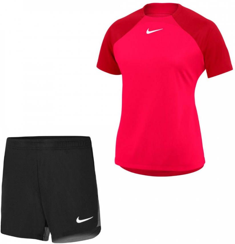 Nike Academy Pro Trainingsset Dames Rood Donkerrood Zwart