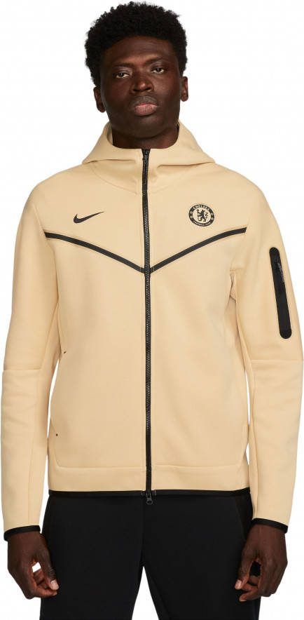 Nike Chelsea Tech Fleece Vest 2022 2023 Beige Zwart