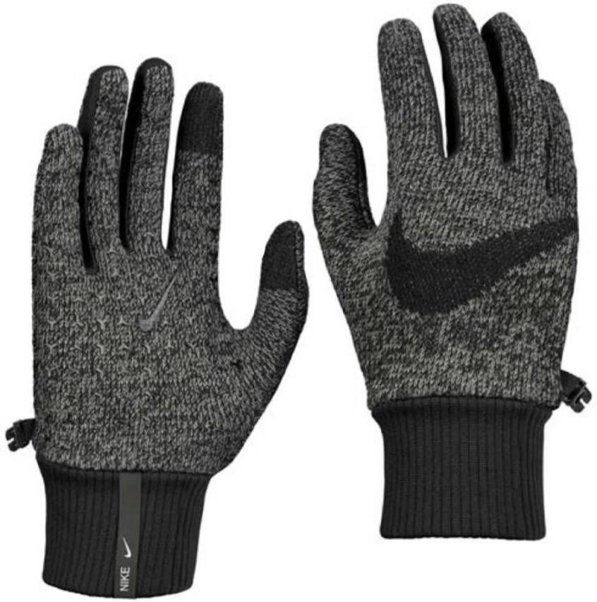 Nike Hyperstorm Knit Handschoenen Grijs Gemeleerd Zwart