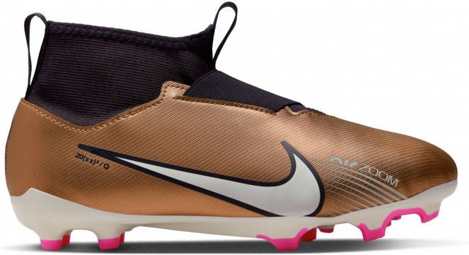 Nike Kids Nike Zoom Mercurial Superfly 9 Academy Gras/Kunstgras Voetbalschoenen(MG)Kids Brons Zwart Wit
