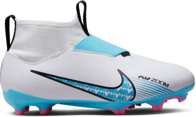 Nike Kids Nike Zoom Mercurial Superfly 9 Academy Gras/Kunstgras Voetbalschoenen(MG)Kids Wit Felblauw Felroze