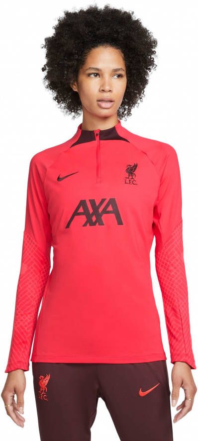 Nike Liverpool Strike Trainingstrui 2022 2023 Dames Rood Bordeauxrood