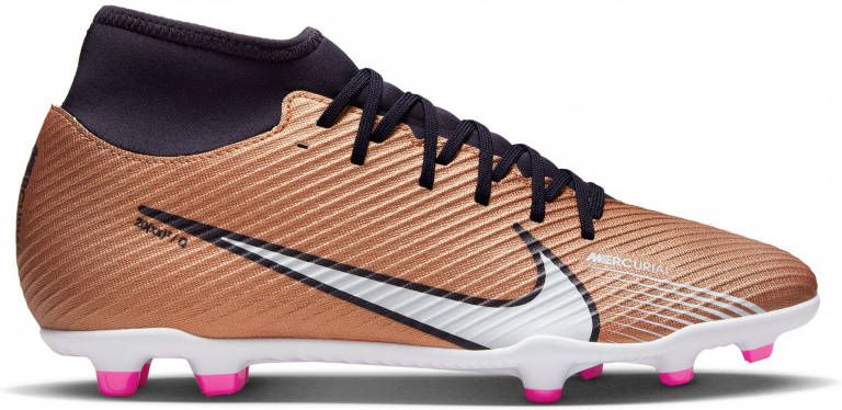 Nike Mercurial Superfly 9 Club Gras/Kunstgras Voetbalschoenen(MG)Brons Zwart Wit