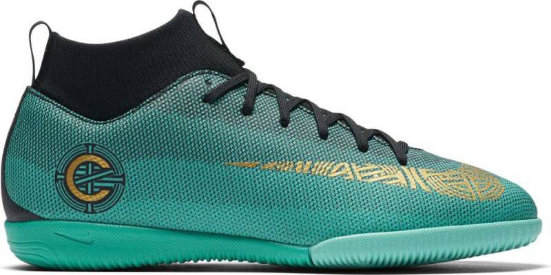 Nike Mercurial SuperflyX 6 Academy GS CR7 Indoor Kids Clear Jade Metallic  Vivid Gold Black - Regiosportplaza.nl