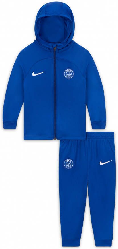 Nike Paris Saint Germain Strike Hooded Trainingspak 2022 2023 Baby Blauw Wit