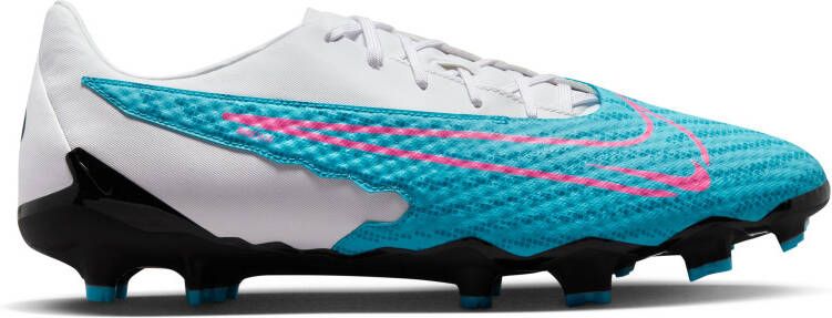 Nike Phantom GX Academy Gras/Kunstgras Voetbalschoenen(MG)Wit Felblauw Felroze