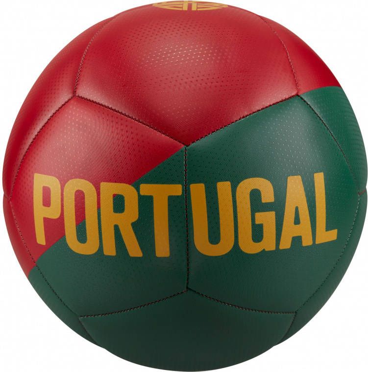 Nike Portugal Pitch Voetbal Rood Groen Goud