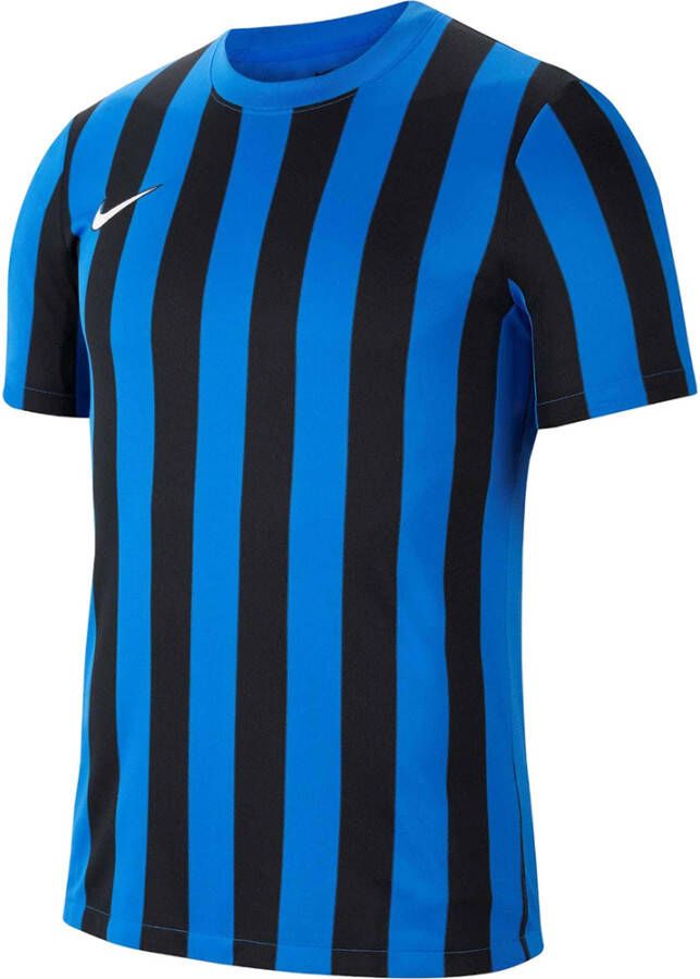 Nike Striped Division IV Voetbalshirt Royal Blauw