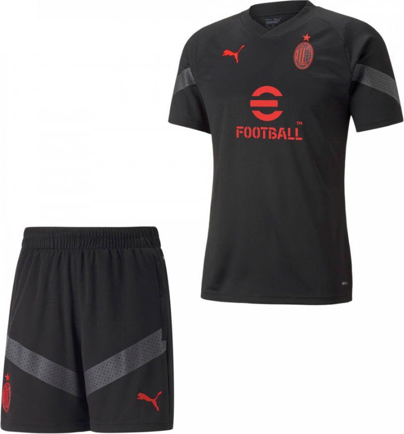 PUMA AC Milan Trainingsset 2022 2023 Kids Zwart