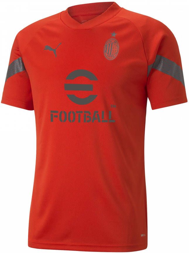 PUMA AC Milan Trainingsshirt 2022 2023 Rood Zwart