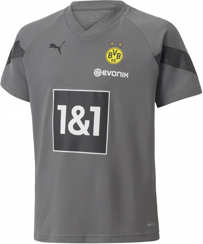 PUMA Borussia Dortmund Trainingsshirt 2022 2023 Kids Grijs