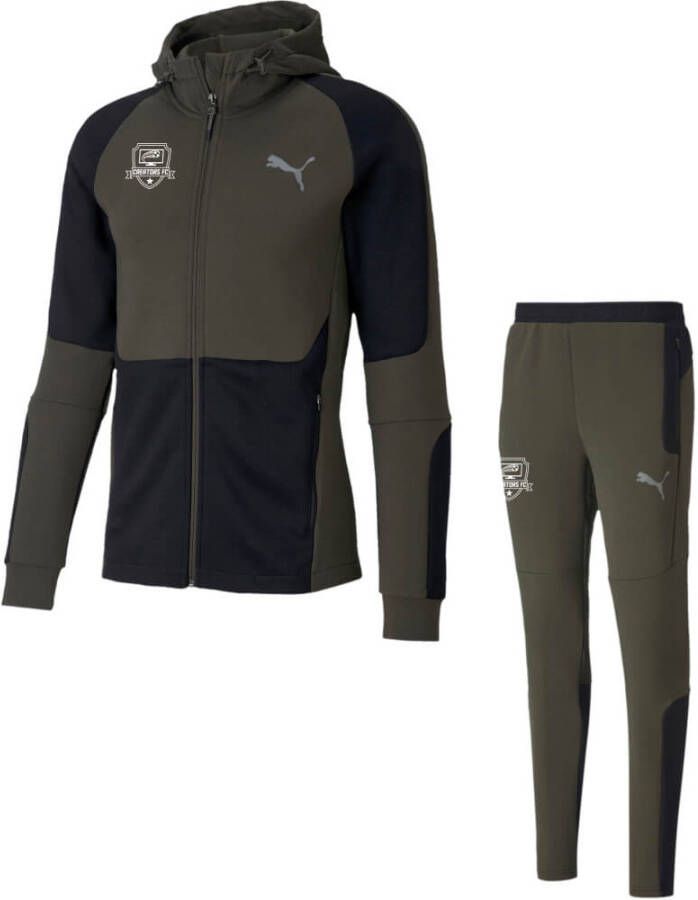PUMA Creators FC evoSTRIPE Trainingspak Kids Groen