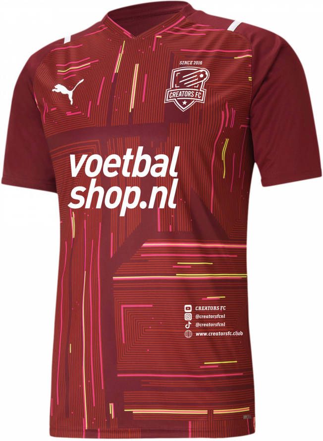 PUMA Creators FC Voetbalshirt Kids Bordeauxrood