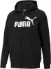 PUMA Essential Big Logo Full Zip Hoodie Zwart Wit online kopen