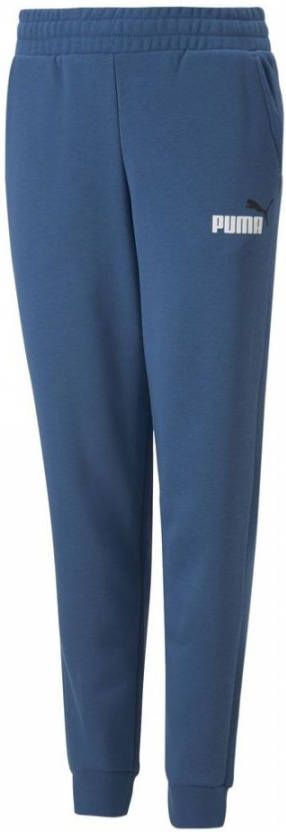 PUMA Essentials+ 2 College Logo Fleece Club Trainingsbroek Kids Blauw