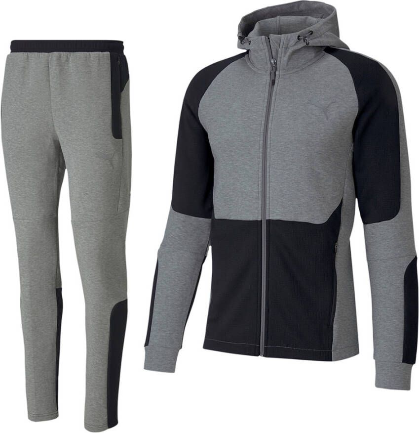 PUMA evoSTRIPE Full Zip Trainingspak Grijs