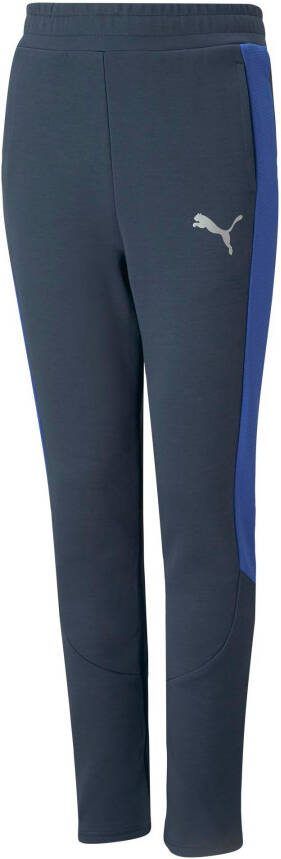 PUMA Evostripe Trainingsbroek Kids Zwart Blauw
