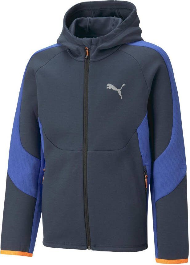 PUMA Evostripe Vest Kids Zwart Blauw