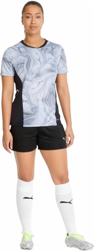 PUMA Individual Liga Graphic Trainingsset Dames Zwart Lichtgrijs